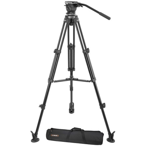 E-Image EK630 Professional Compact Tripod with Fluid Head (75mm)